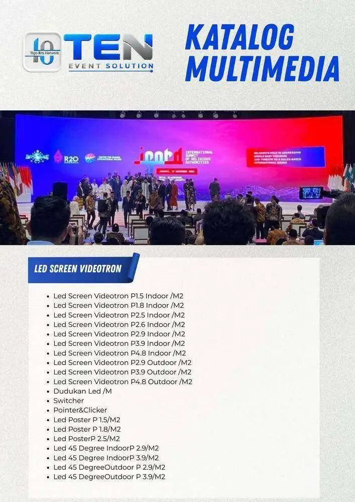 Contoh Konfigurasi LED Videotron